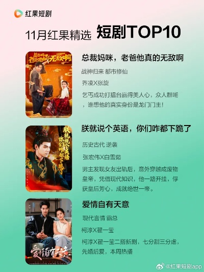 红果免费短剧（红果免费短剧，探索微短剧的新纪元）